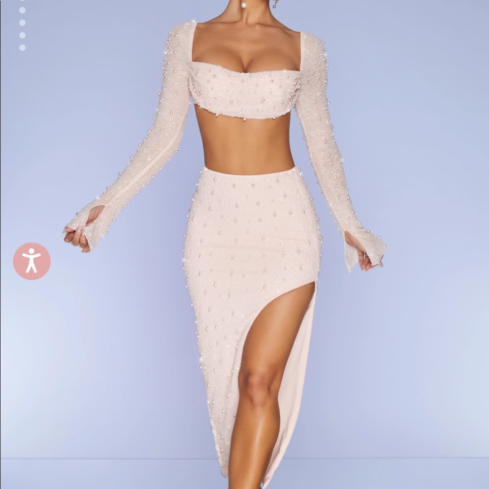 Oh Polly Embellished 2-Piece Set